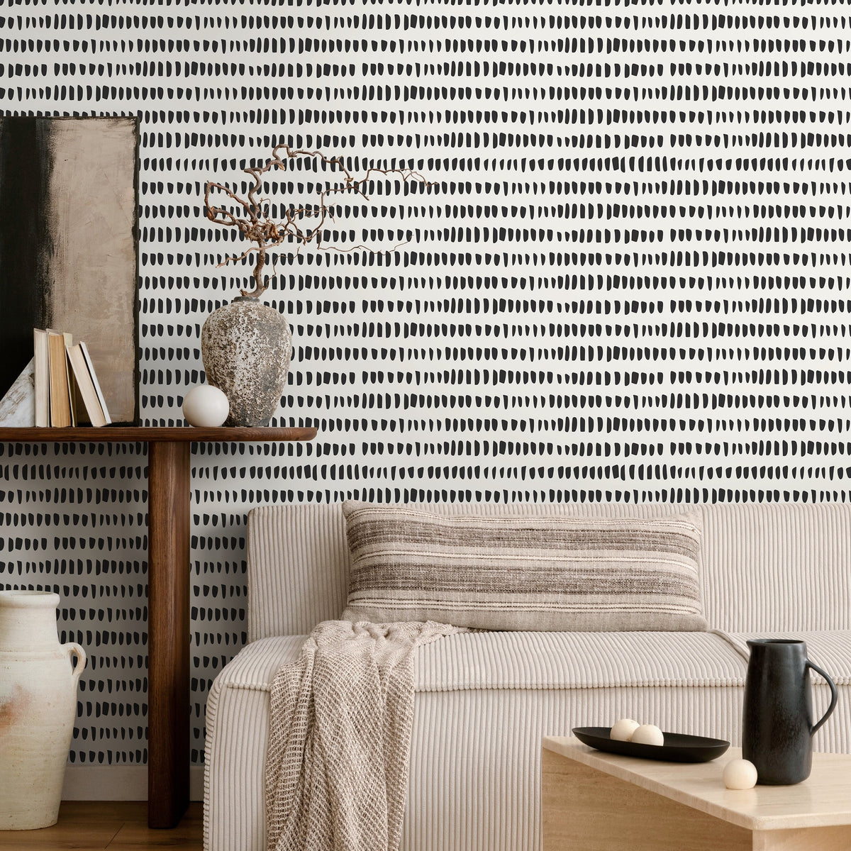 Removable Wallpaper Scandinavian Wallpaper Temporary Wallpaper Vintage Wallpaper Peel and Stick Wallpaper Wall Paper - A645