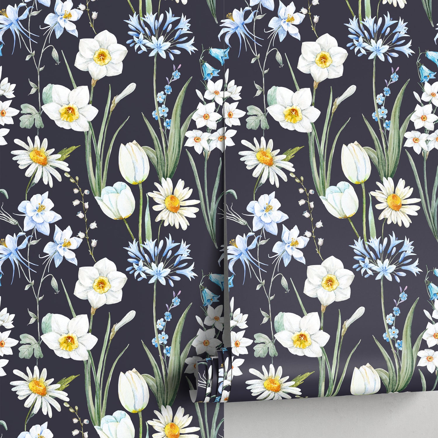 Removable Wallpaper Scandinavian Wallpaper Temporary Wallpaper Vintage Wallpaper Peel and Stick Wallpaper Wall Paper - A663