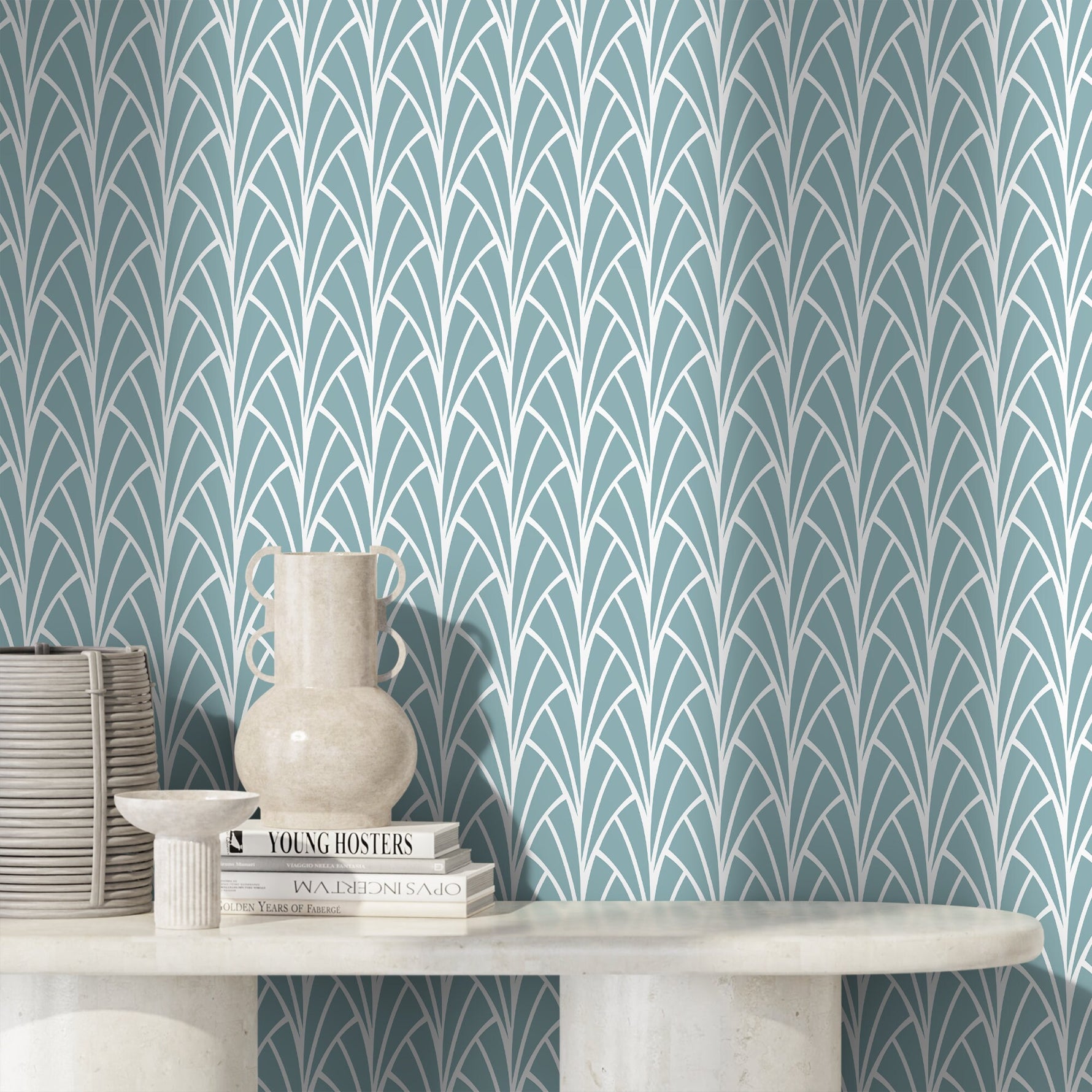 Removable Wallpaper, Scandinavian Wallpaper, Minimalistic Wallpaper, Peel and Stick Wallpaper, WallPaper, Art Deco - A928