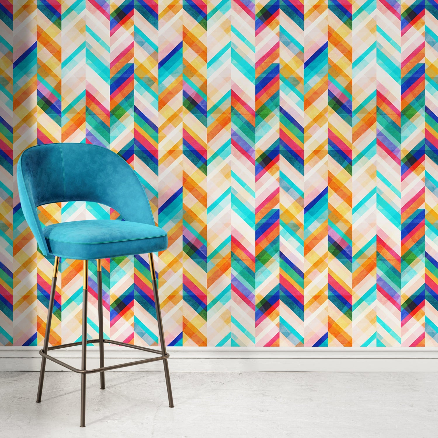 Removable Wallpaper Scandinavian Wallpaper Temporary Wallpaper Art Pop Wallpaper Peel and Stick Wallpaper Wall Paper - A954