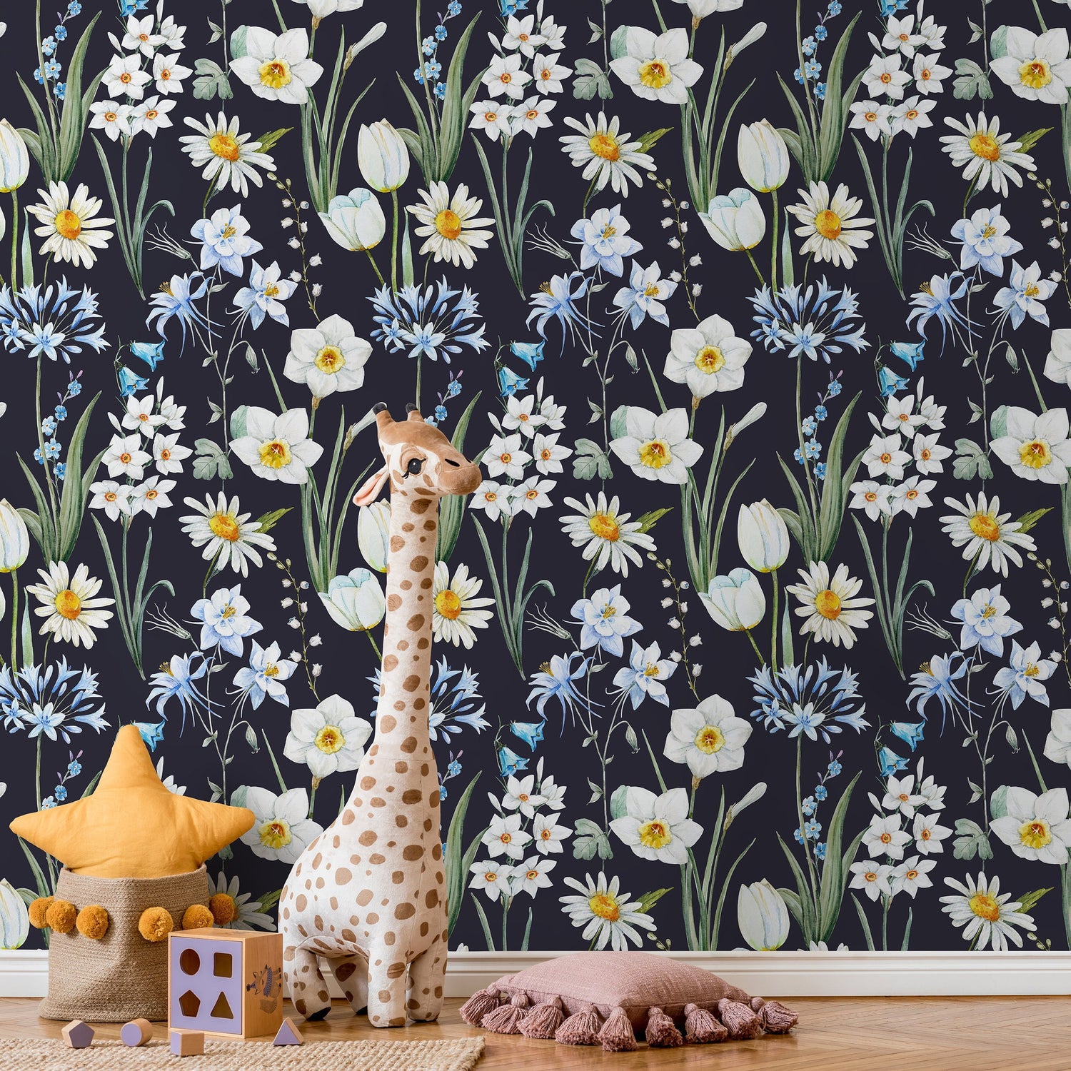 Removable Wallpaper Scandinavian Wallpaper Temporary Wallpaper Vintage Wallpaper Peel and Stick Wallpaper Wall Paper - A663