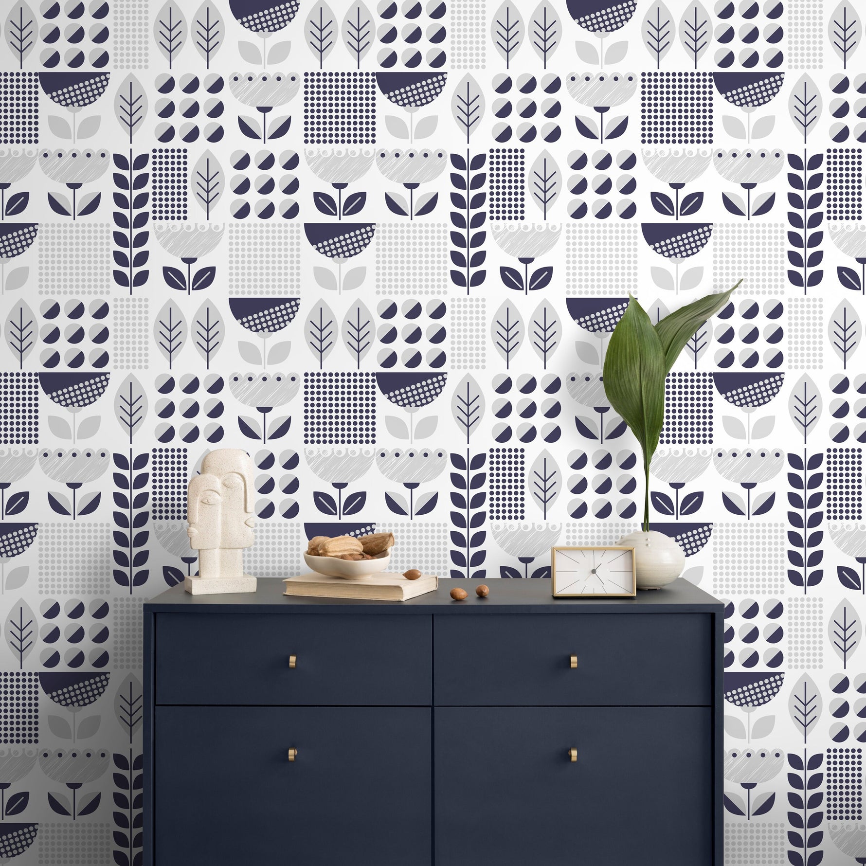 Removable Wallpaper Peel and Stick Wallpaper Wall Paper Wall Mural - Geometric Wallpaper - A721