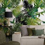 Wallpaper Peel and Stick Wallpaper Removable Wallpaper Home Decor Wall Art Wall Decor Room Decor / Tropical Jungle Leaves Wallpaper - A767