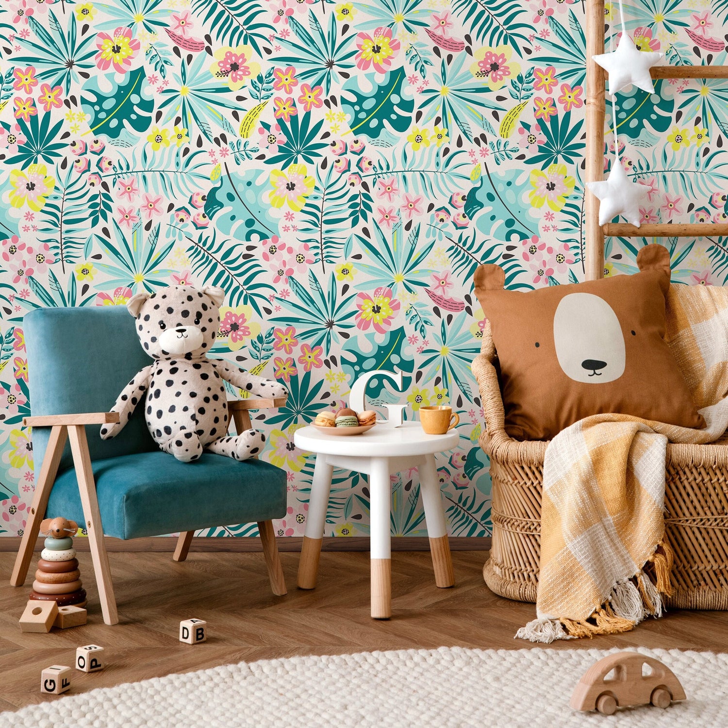 Removable Wallpaper Peel and Stick Wallpaper Wall Paper Wall Mural Temporary Wallpaper Wall Mural, Tropical Hawaiian - A831