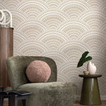 Elegant Geometric Lace Wallpaper - A140