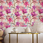 Floral Watercolor Bliss Wallpaper - A030