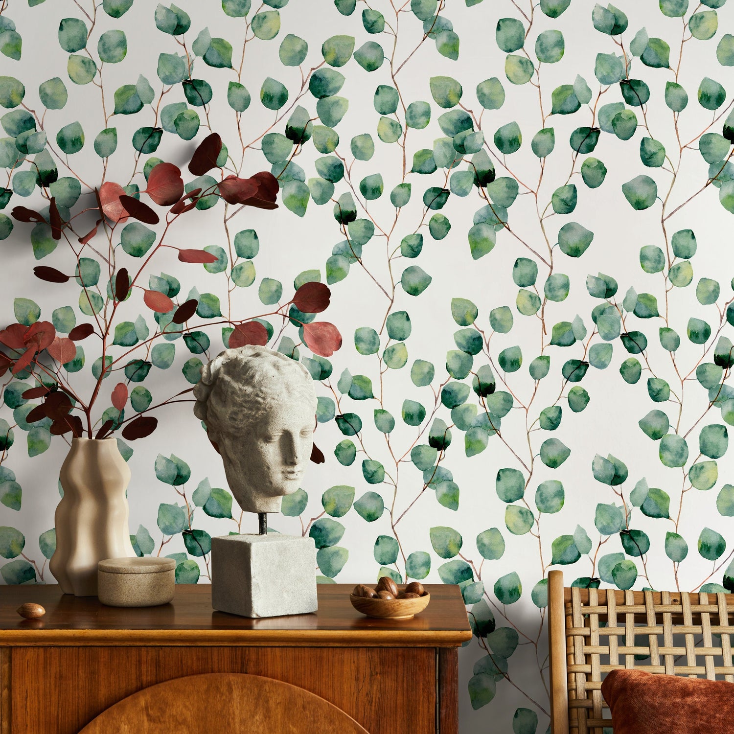 Eucalyptus Serenity Wallpaper - A126