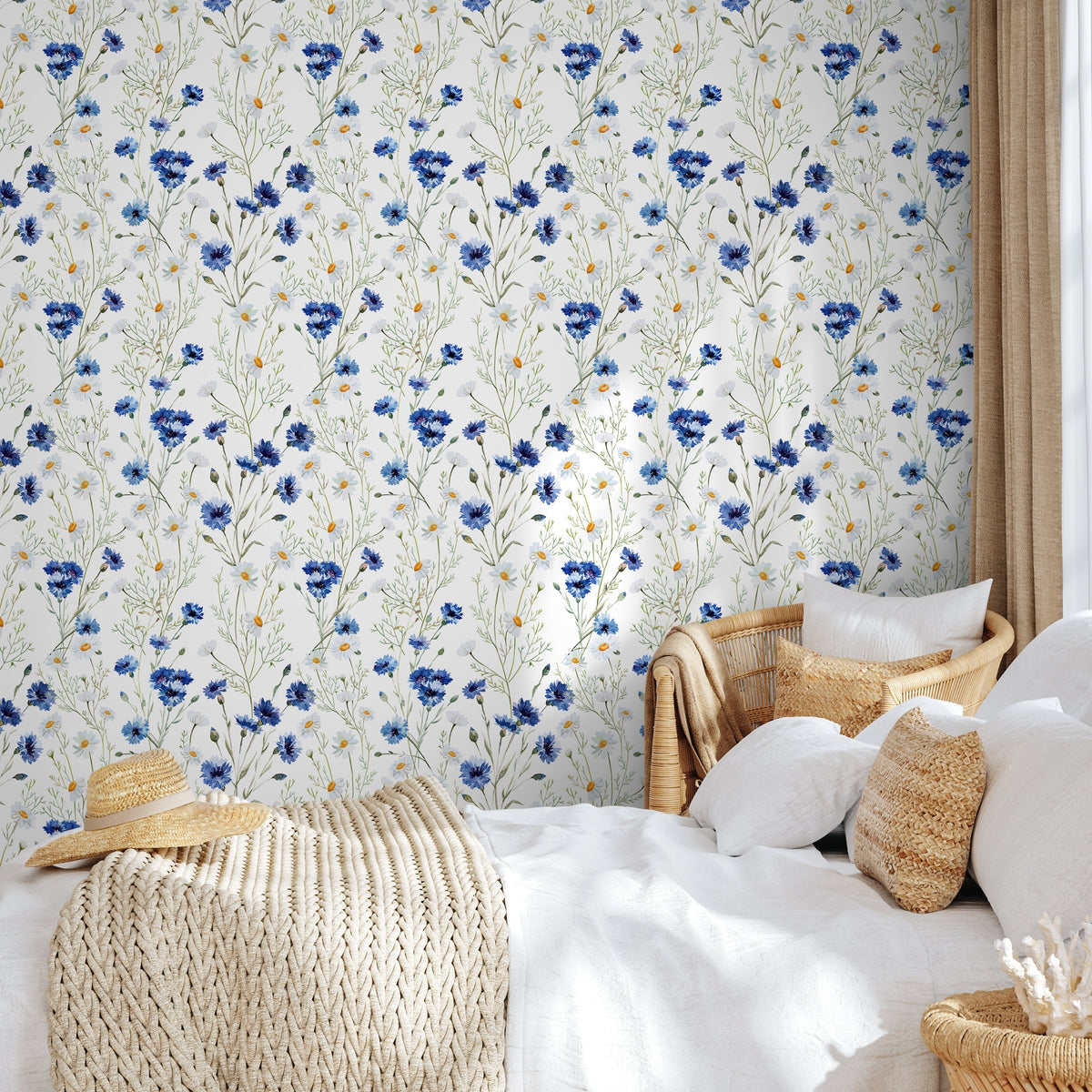 Floral Meadow Wallpaper - A143