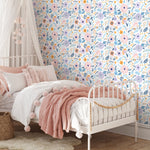 Wallpaper Peel and Stick Wallpaper Removable Wallpaper Home Decor Wall Art Wall Decor Room Decor / Cute Floral Wallpaper - D933