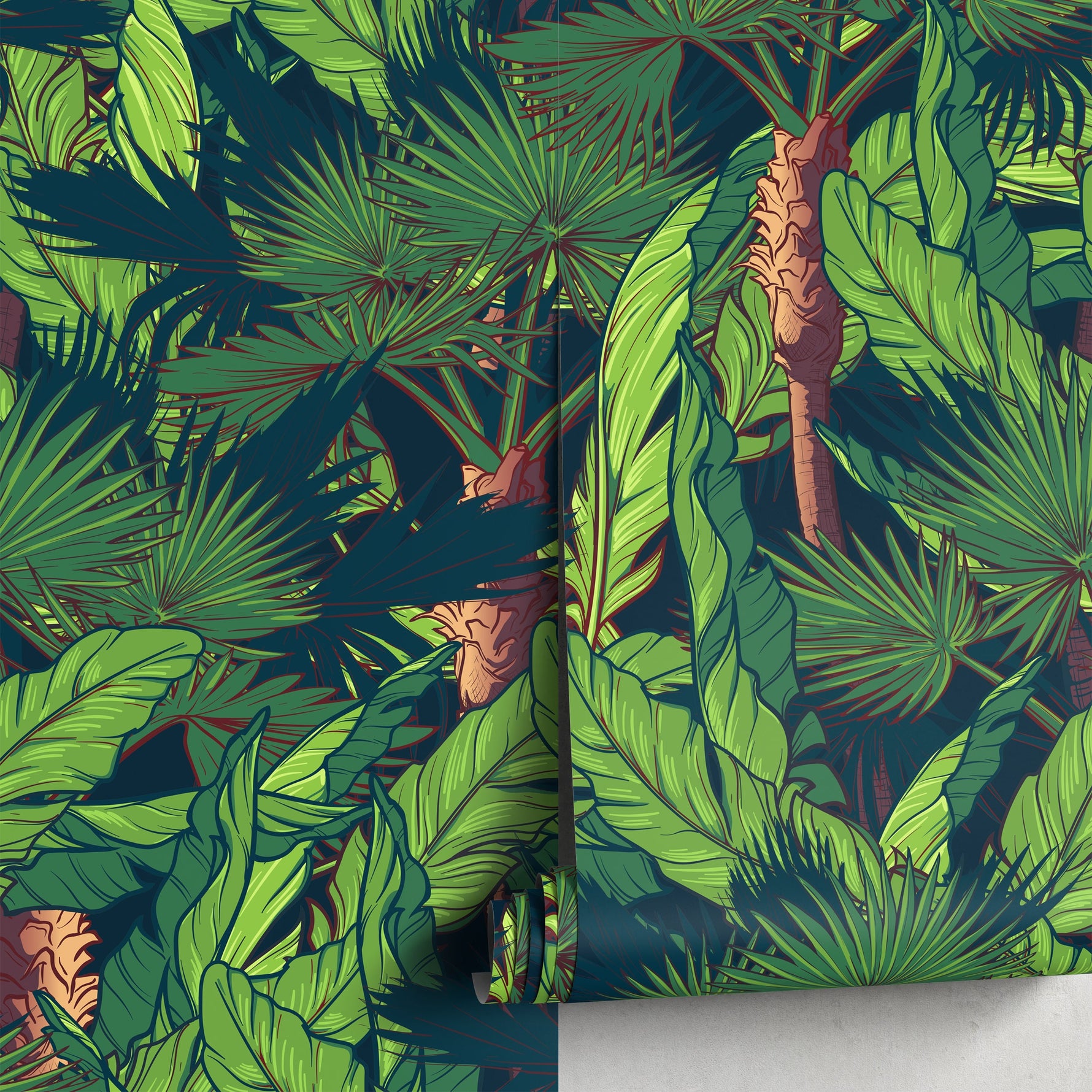 Tropical Rainforest Wallpaper - A959