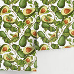 Wallpaper Peel and Stick Wallpaper Removable Wallpaper Home Decor Wall Art Wall Decor Room Decor / Tropical Avocado Wallpaper - A280