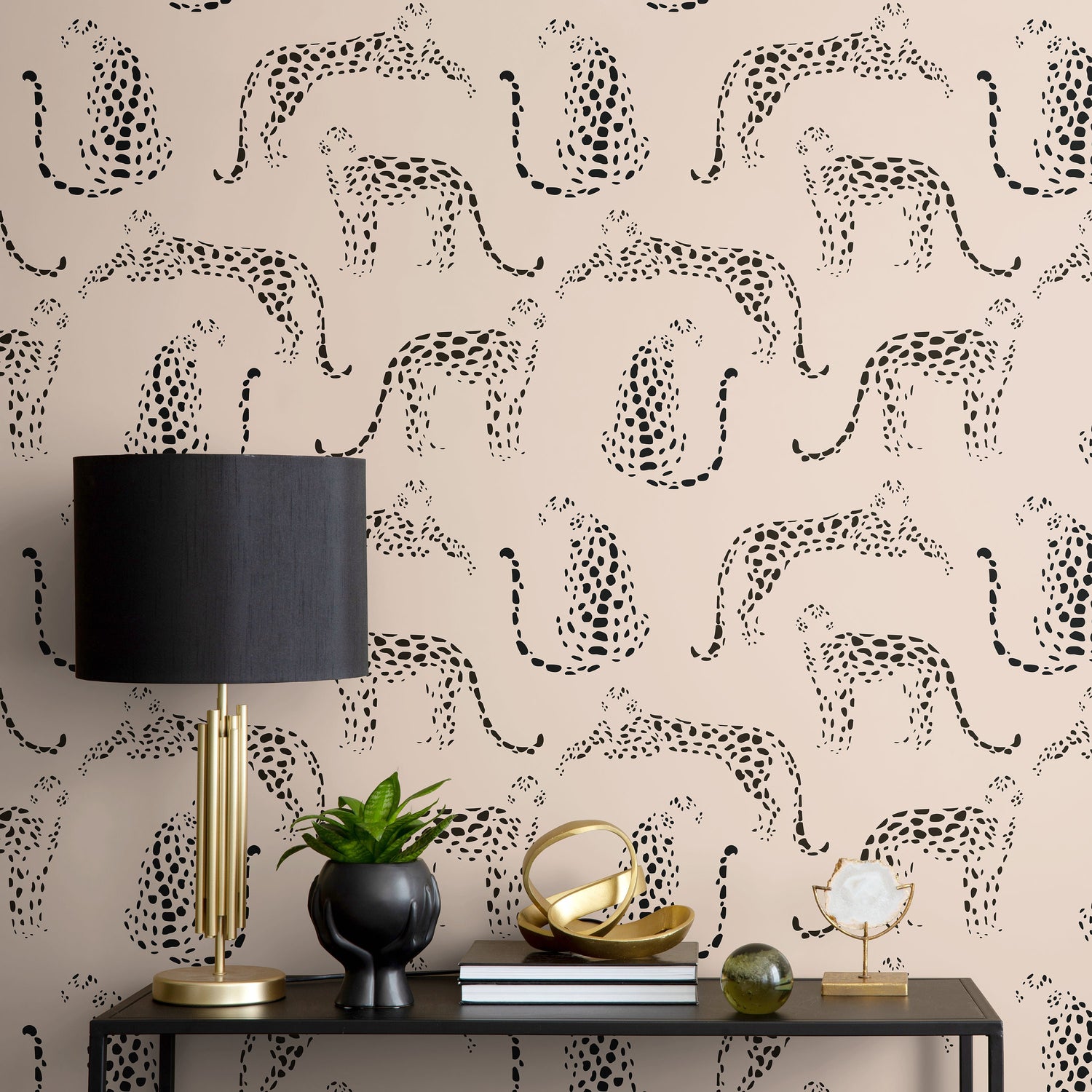 Leopard Print Spots Wallpaper - C349