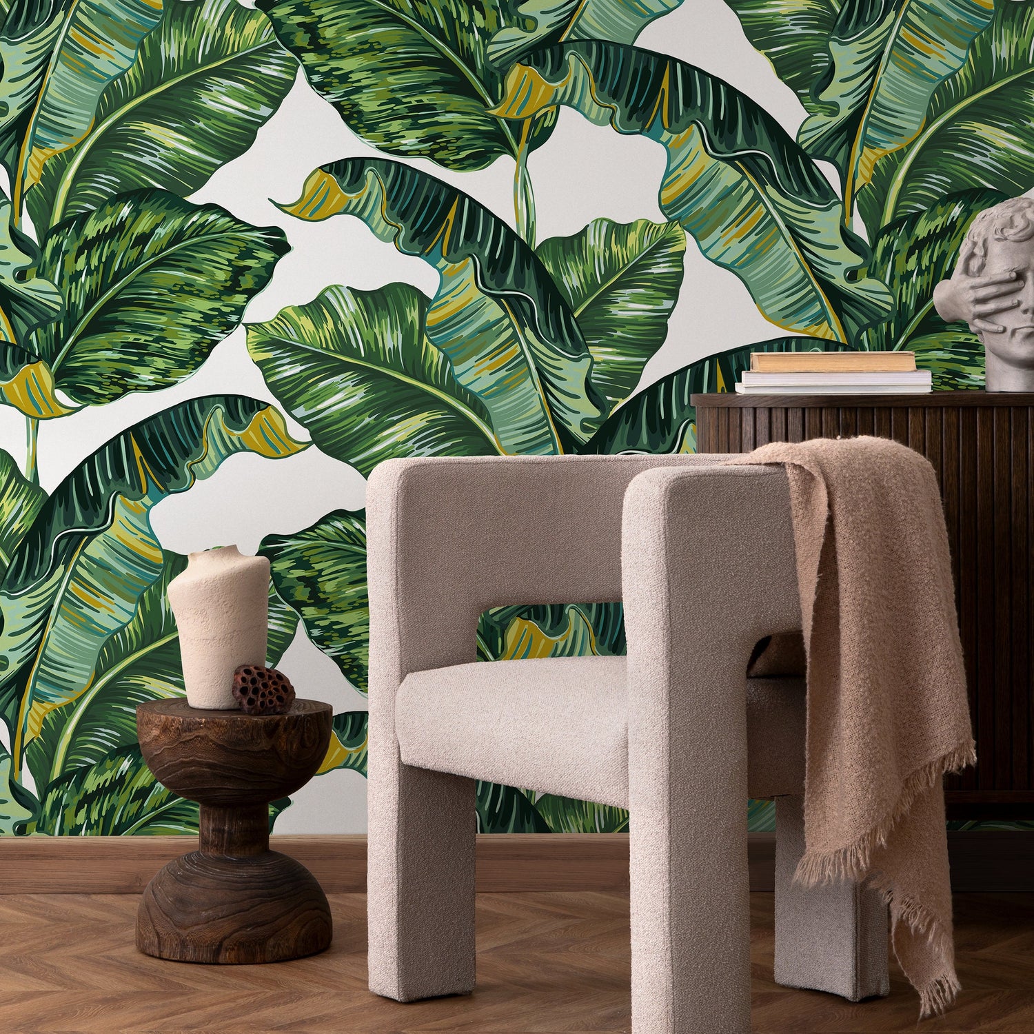 Tropical Leaves Wallpaper - A276