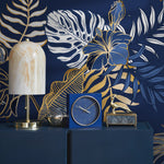 Removable Wallpaper Peel and Stick Wallpaper Wall Paper - Contemporary Non-Metallic Leaves Wallpaper - B024