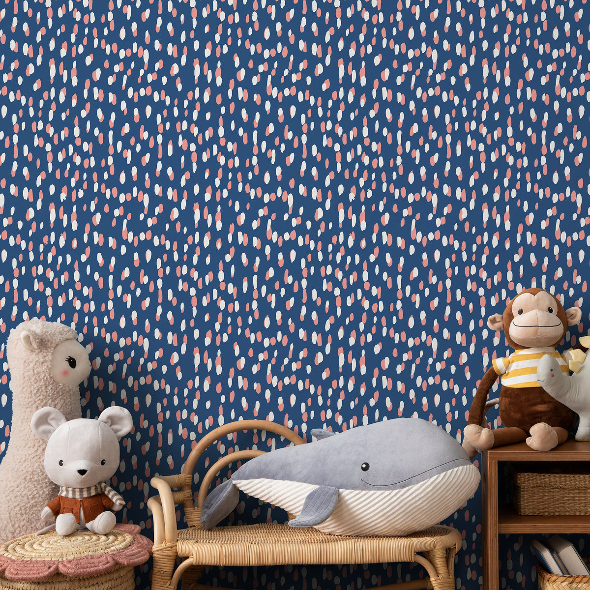 Removable Wallpaper Peel and Stick Wallpaper Wall Paper - Colorful Spots Wallpaper - B253