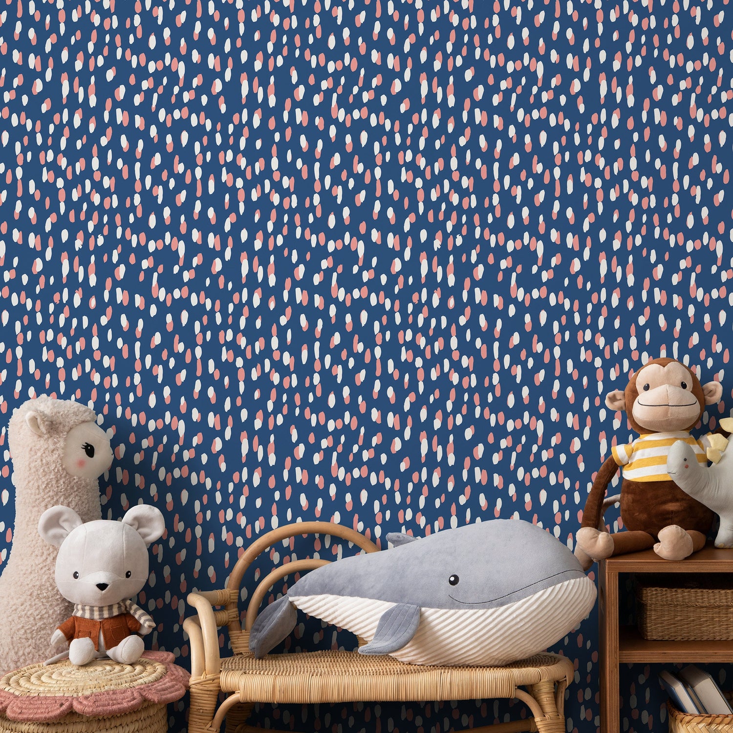 Removable Wallpaper Peel and Stick Wallpaper Wall Paper - Colorful Spots Wallpaper - B253