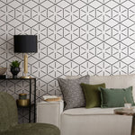 Wallpaper Peel and Stick Wallpaper Removable Wallpaper Home Decor Wall Art Wall Decor Room Decor / Geometric Minimalist Wallpaper - B157