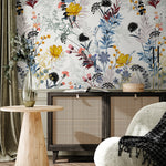 Floral Harmony Wallpaper - B048