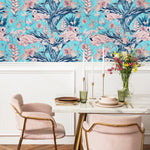 Tropical Flamingo Paradise Wallpaper - B115