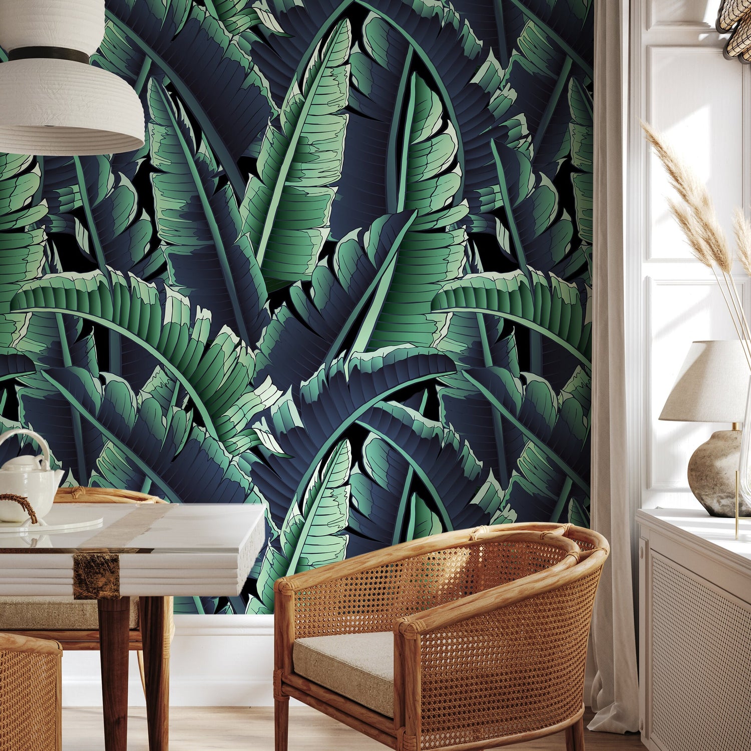 Tropical Leaves Wallpaper - B168