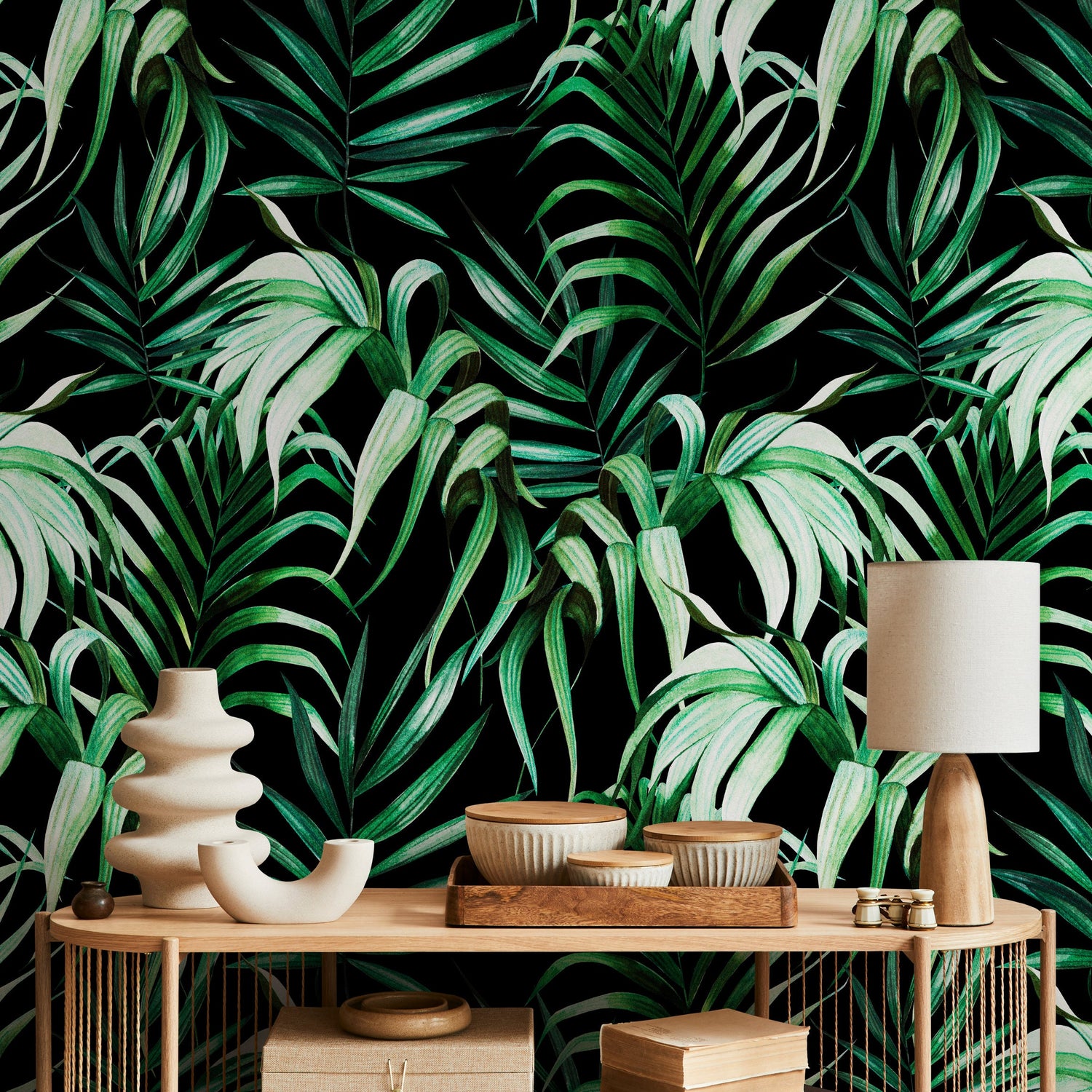 Tropical Elegance Wallpaper - B214