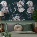 Elegant Floral Noir Wallpaper - B223