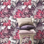 Removable Wallpaper Peel and Stick Wallpaper Wall Paper Wall Mural - Floral Wallpaper - B556