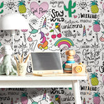 Girl Power and Whimsy Wallpaper - B543