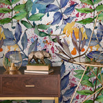 Wallpaper Peel and Stick Wallpaper Removable Wallpaper Home Decor Wall Decor Room Decor / Tropical Watercolor Leaves Wallpaper - B008