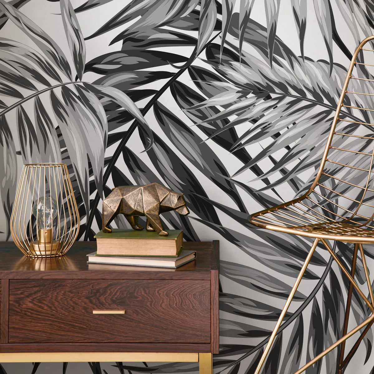 Removable Wallpaper, Peel and Stick Wallpaper, Removable Wallpaper, Wall Paper Removable, Tropical Wallpaper - B031