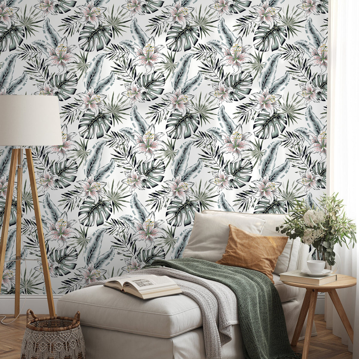 Removable Wallpaper Peel and Stick Wallpaper Wall Paper Wall Mural - Tropical Wallpaper - A478