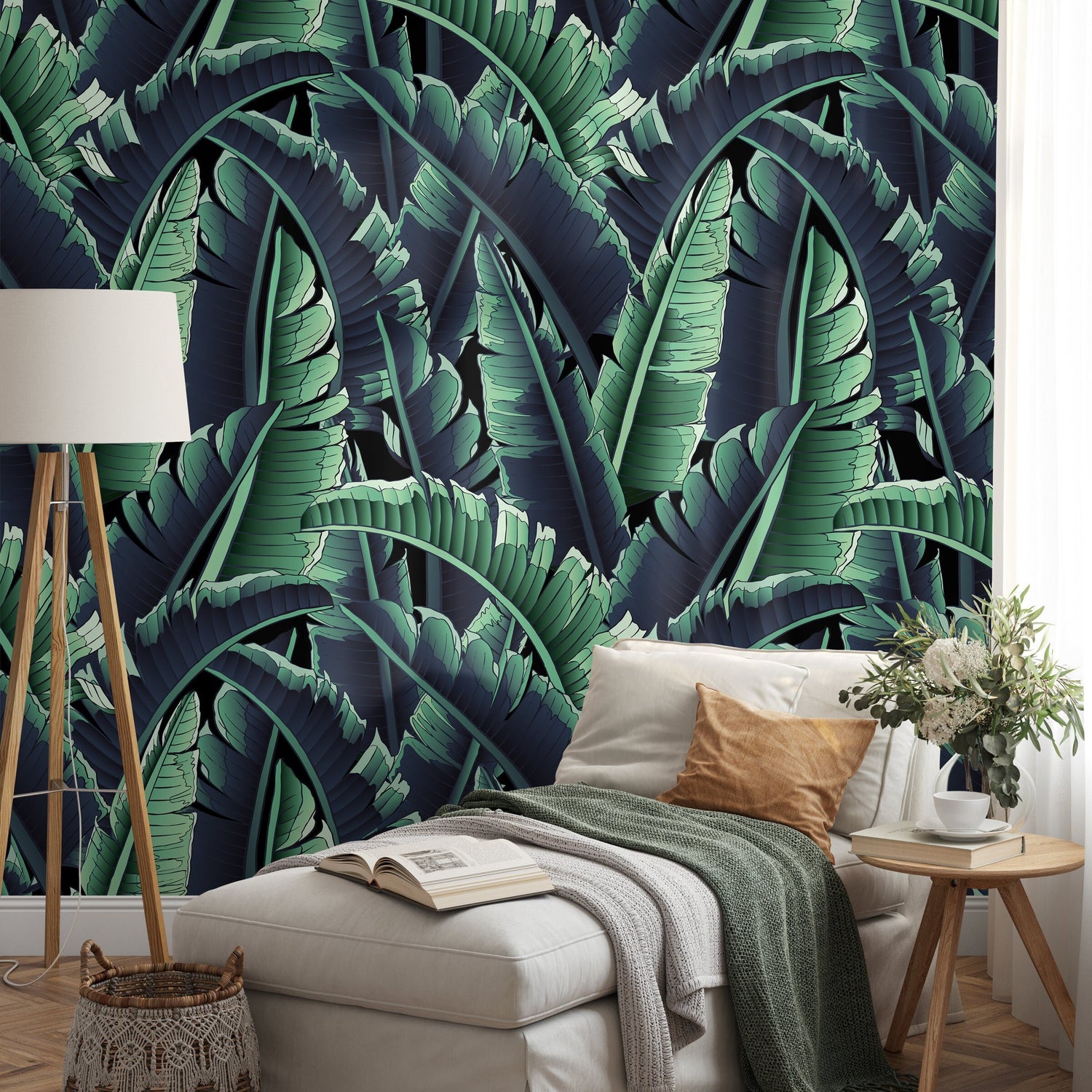 Tropical Leaves Wallpaper - B168