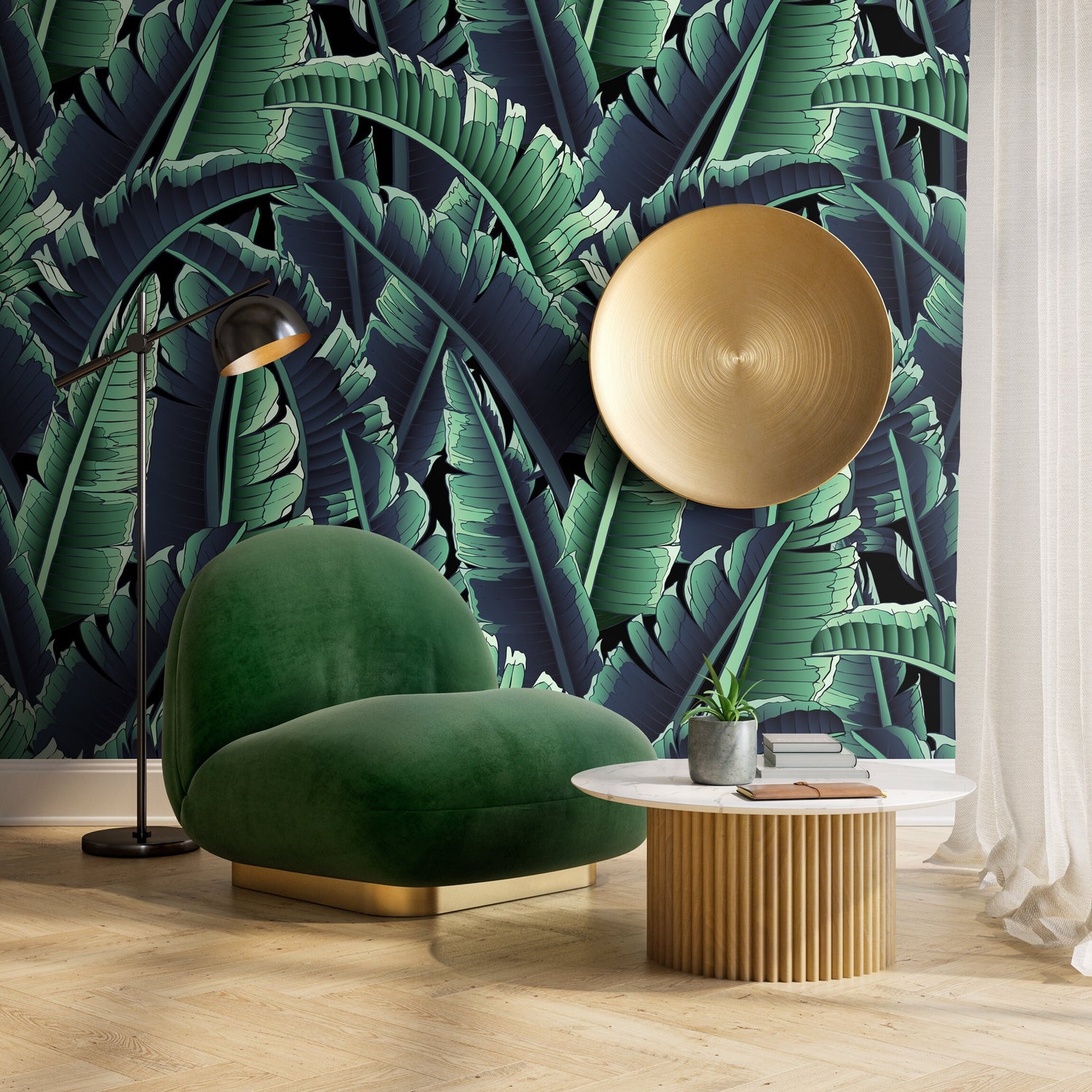 Tropical Leaves Wallpaper - B168