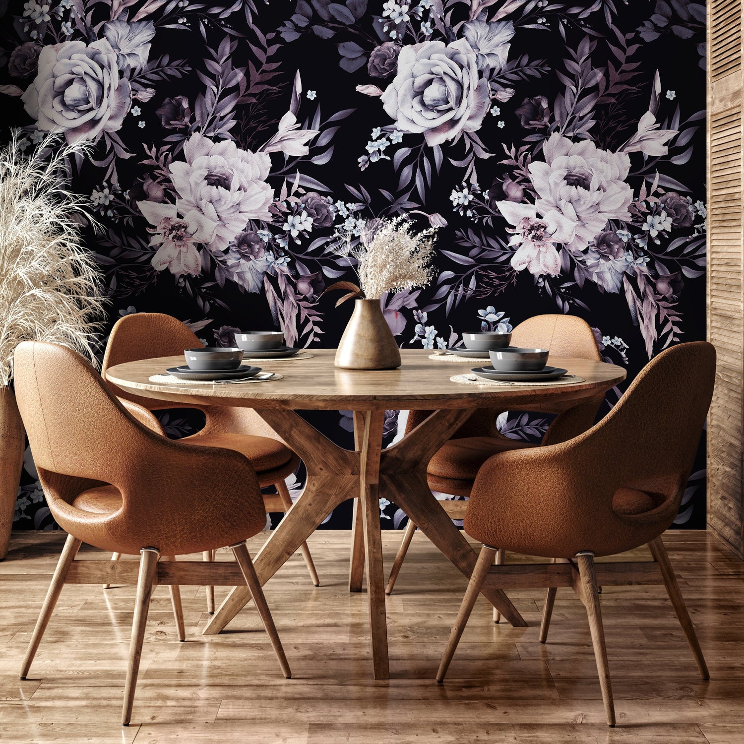 Elegant Floral Arrangement Wallpaper - B216