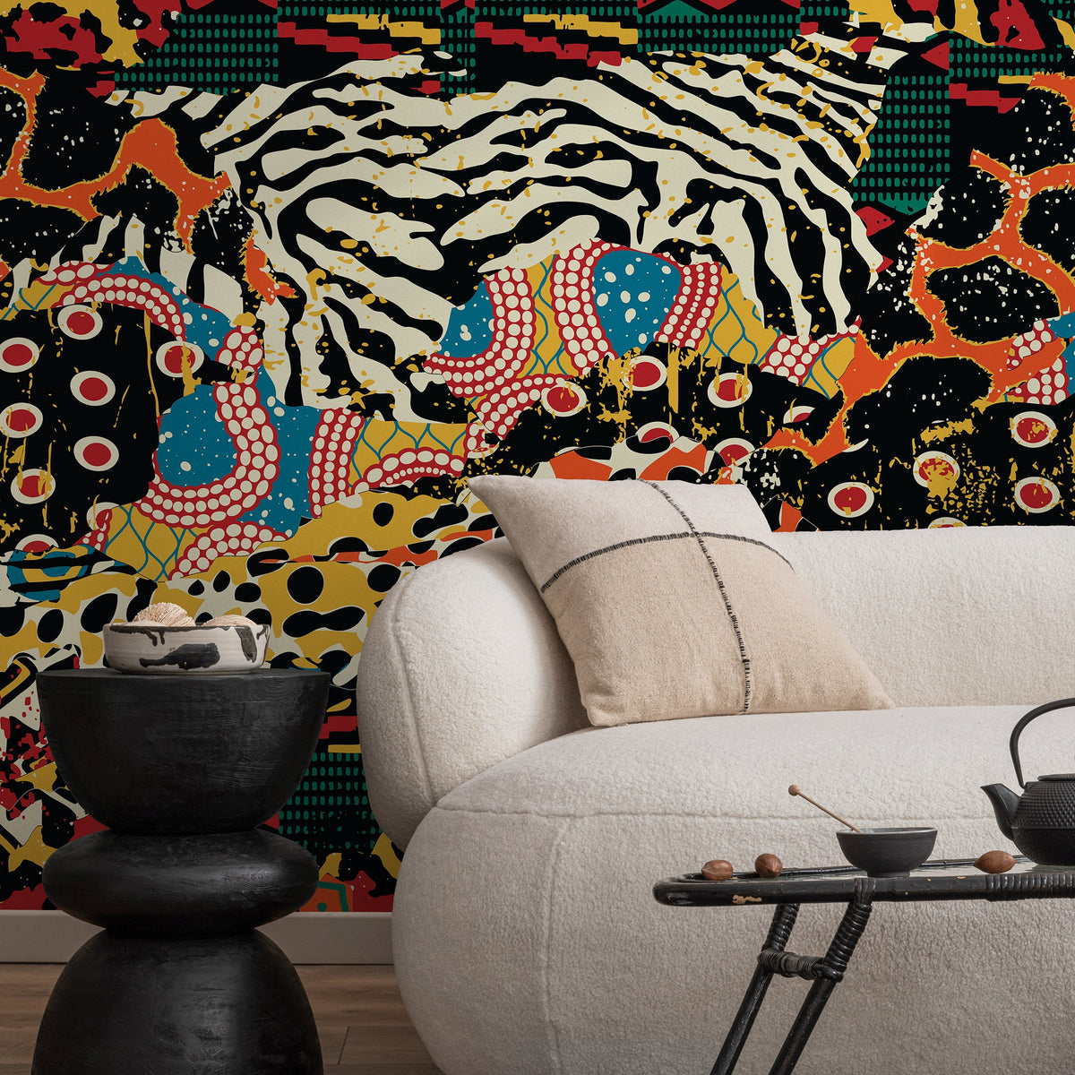 Eclectic Safari Adventure Wallpaper - B313