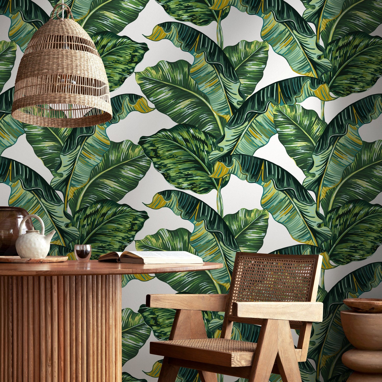 Tropical Leaves Wallpaper - A276