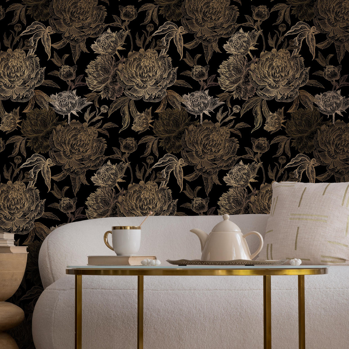 Floral Elegance Wallpaper - B665