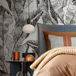 Tropical Sketch Foliage Wallpaper - B722