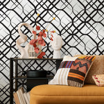 Elegant Geometric Curves Wallpaper - B684