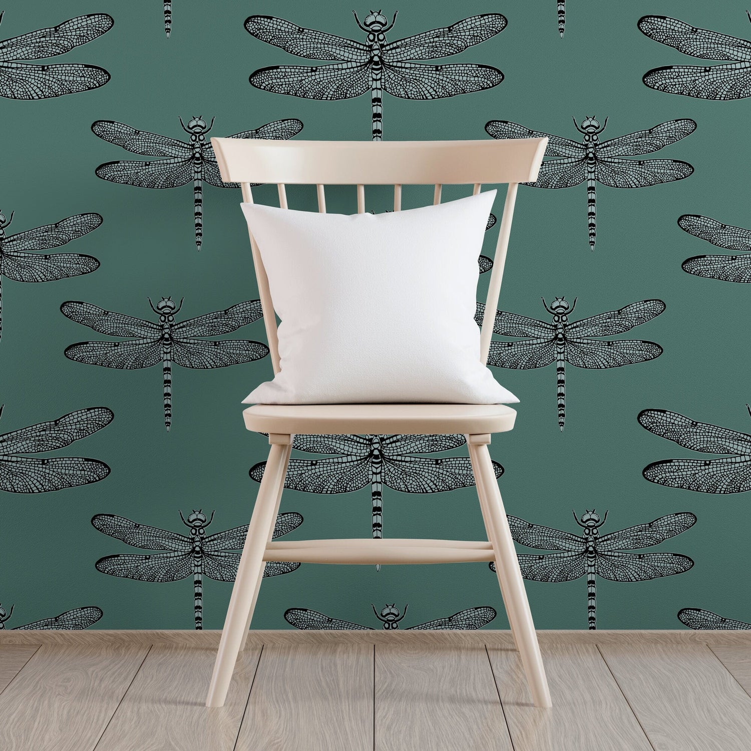 Intricate Dragonfly Illustration Wallpaper - B996 - WallTrend