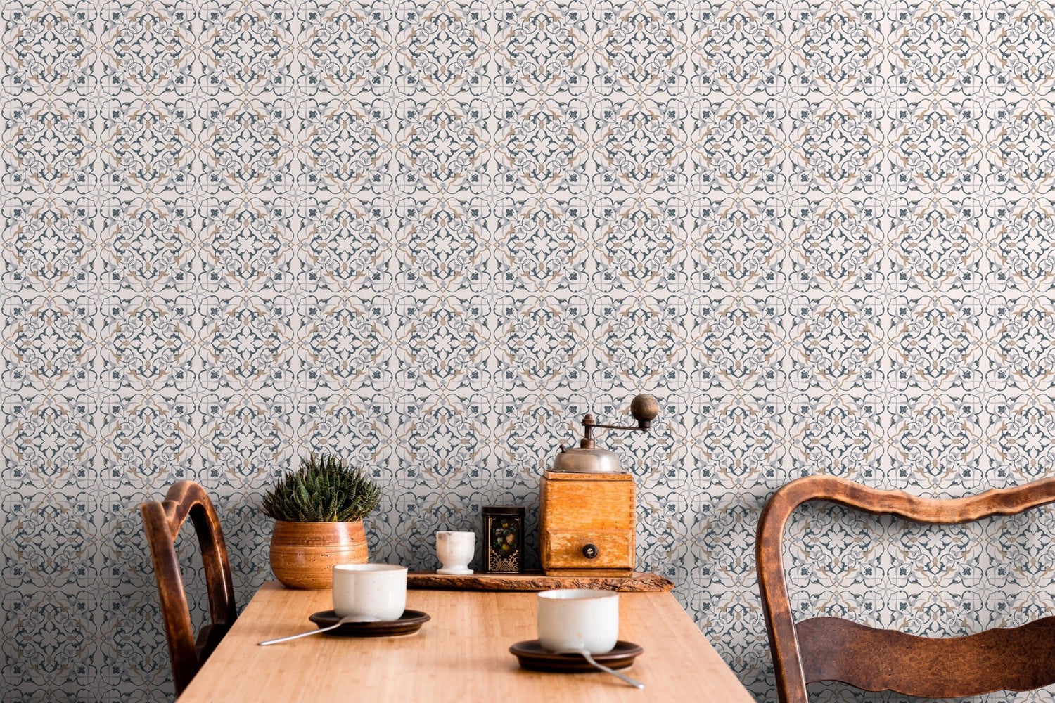 Intricate Geometric Lace Wallpaper - C162 - WallTrend