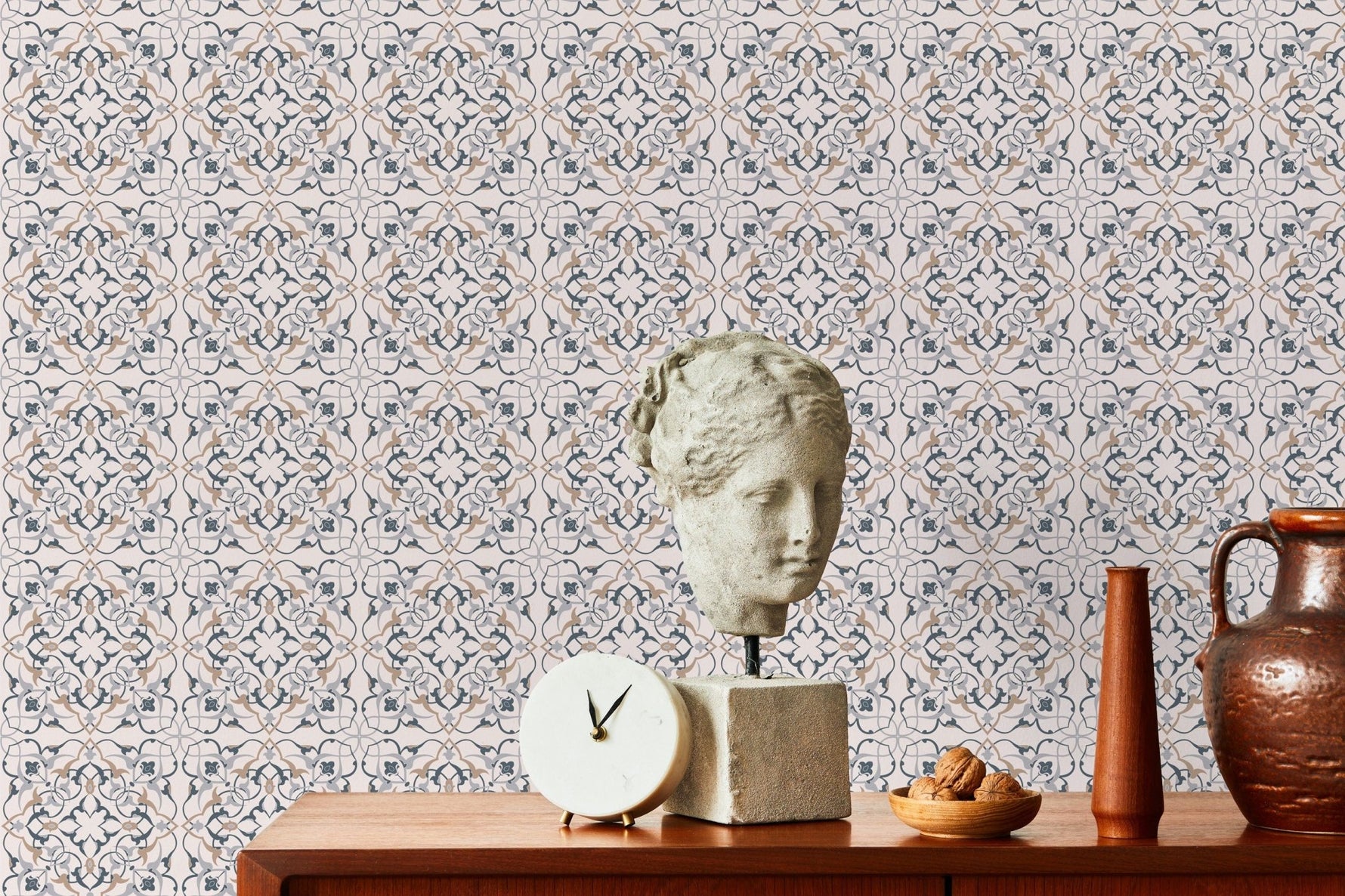 Intricate Geometric Lace Wallpaper - C162 - WallTrend