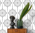 Intricate Geometric Starburst Wallpaper - C468 - WallTrend