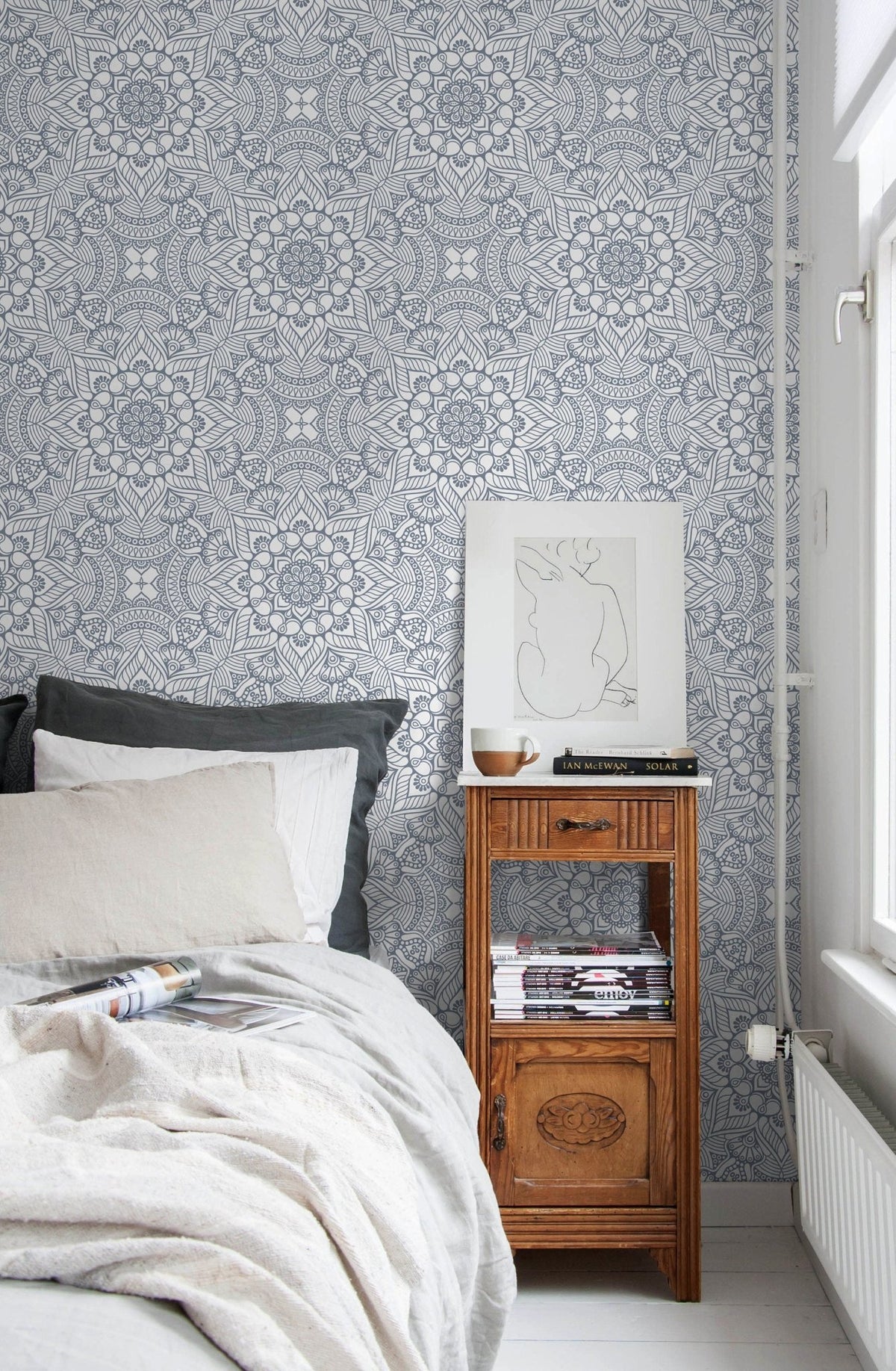 Intricate Mandala - Inspired Geometric Wallpaper - C369 - WallTrend