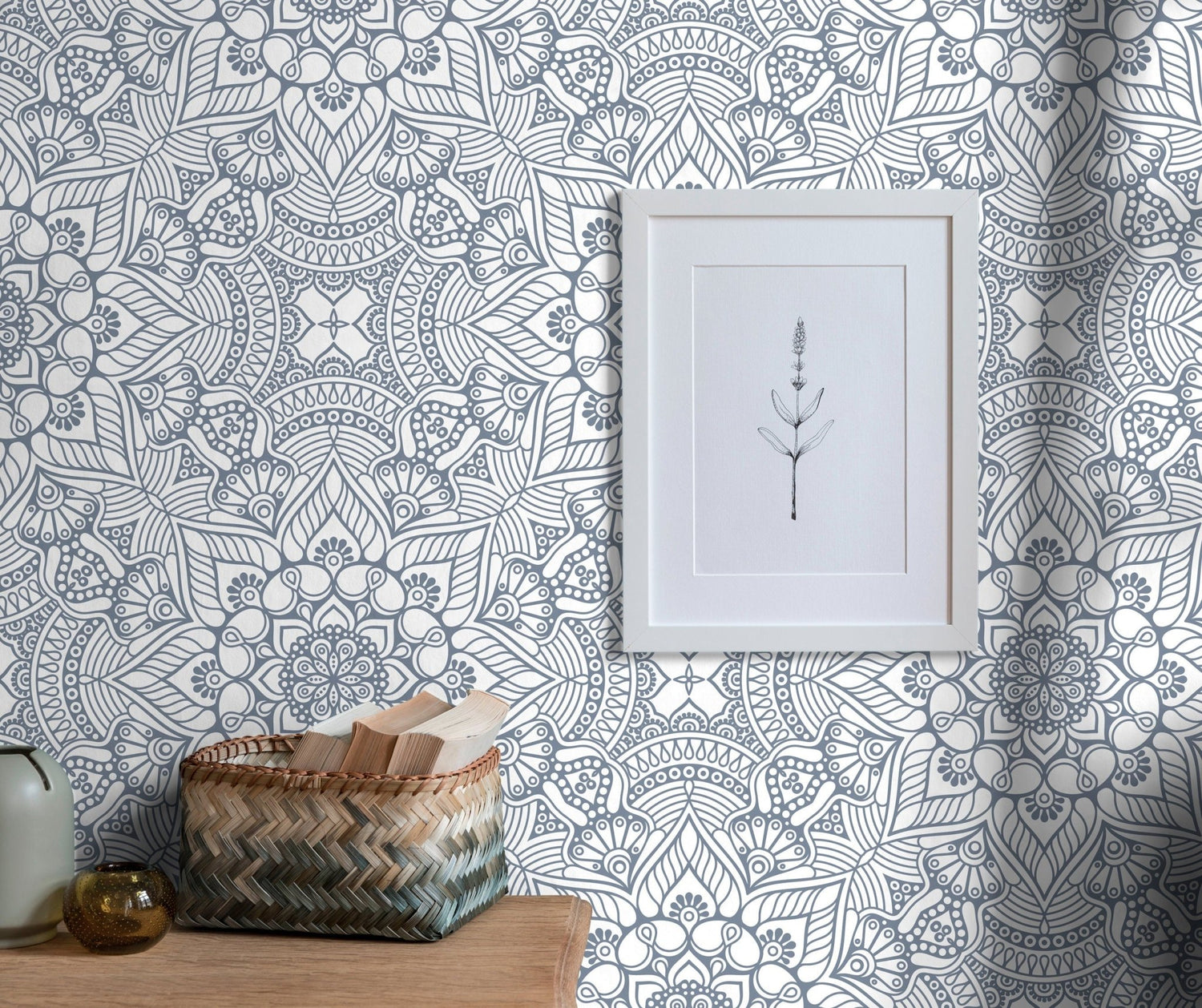 Intricate Mandala - Inspired Geometric Wallpaper - C369 - WallTrend