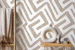 Intricate Maze Wallpaper - D045 - WallTrend