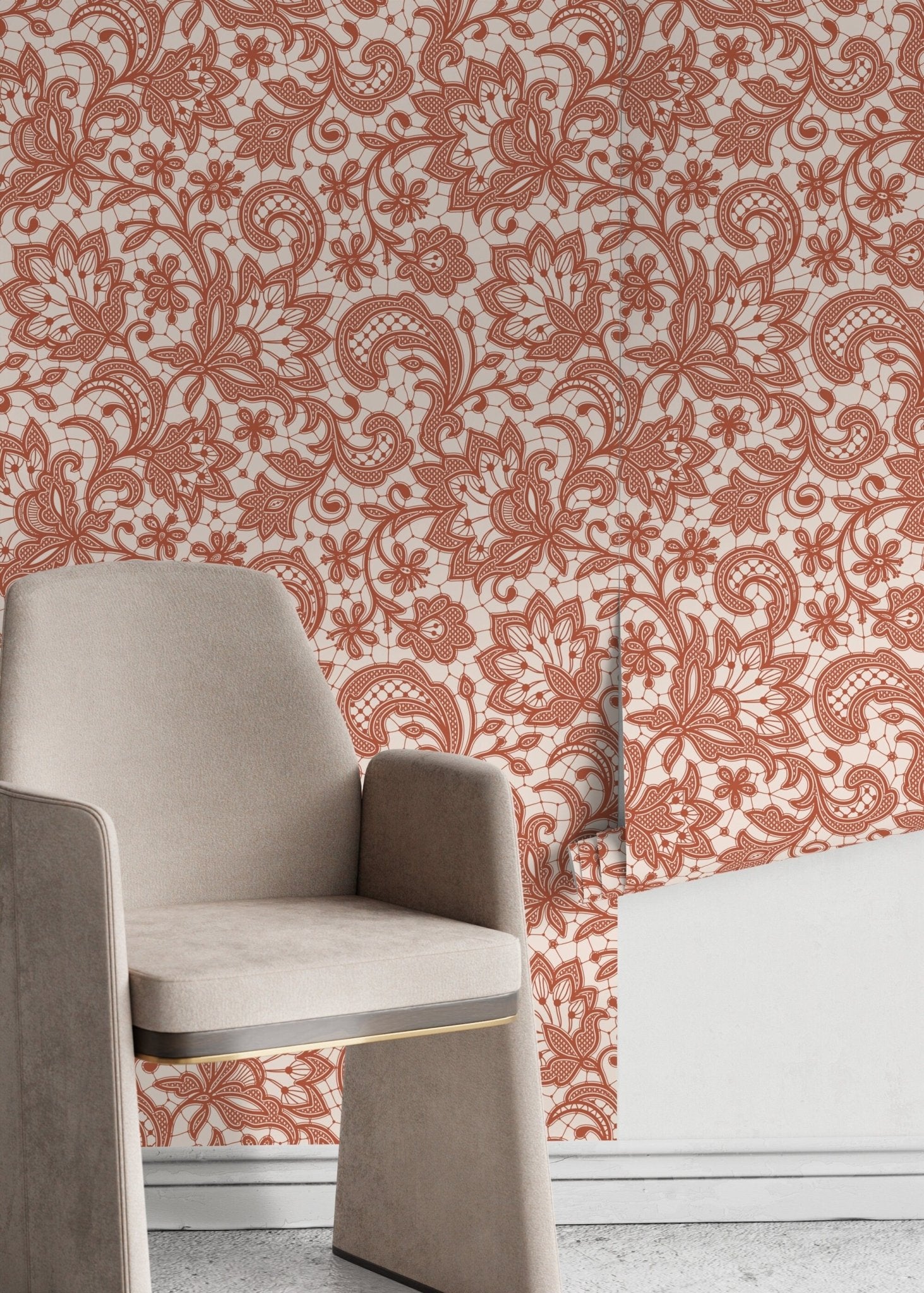 Intricate Paisley Elegance Wallpaper - D212 - WallTrend