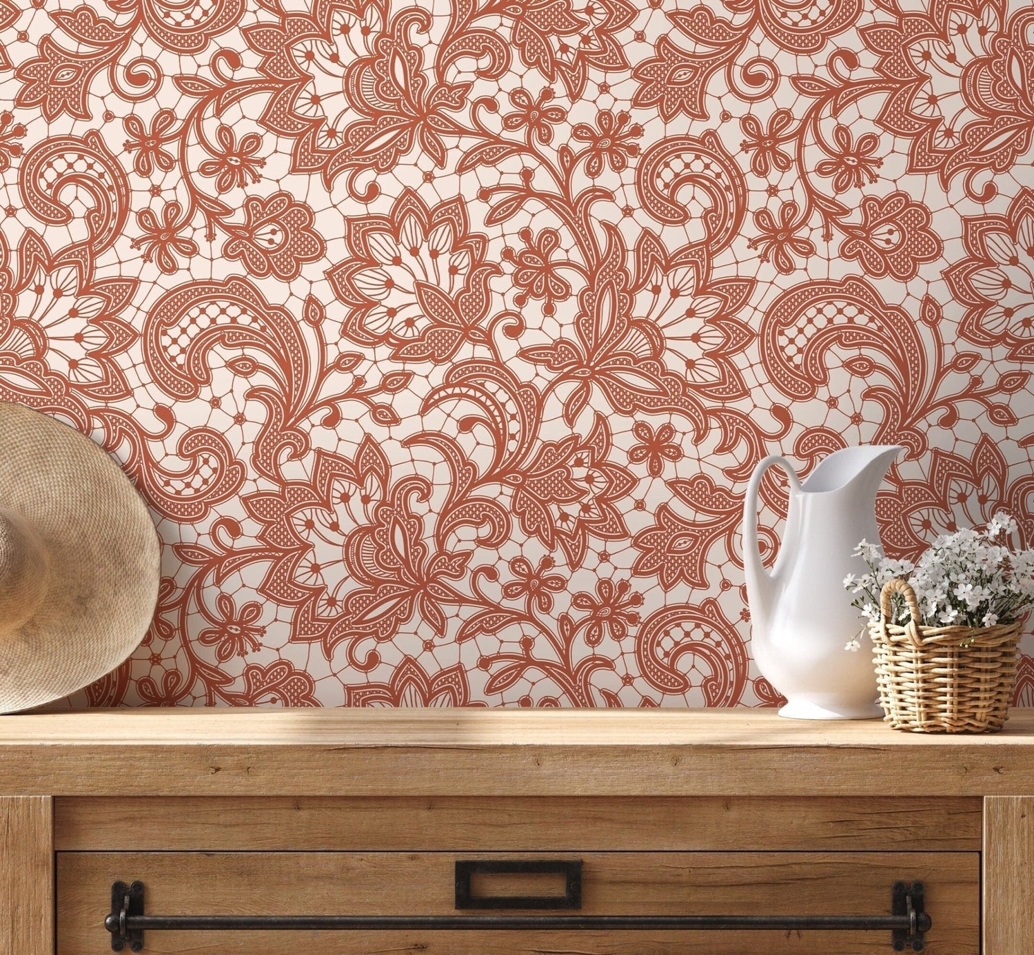 Intricate Paisley Elegance Wallpaper - D212 - WallTrend