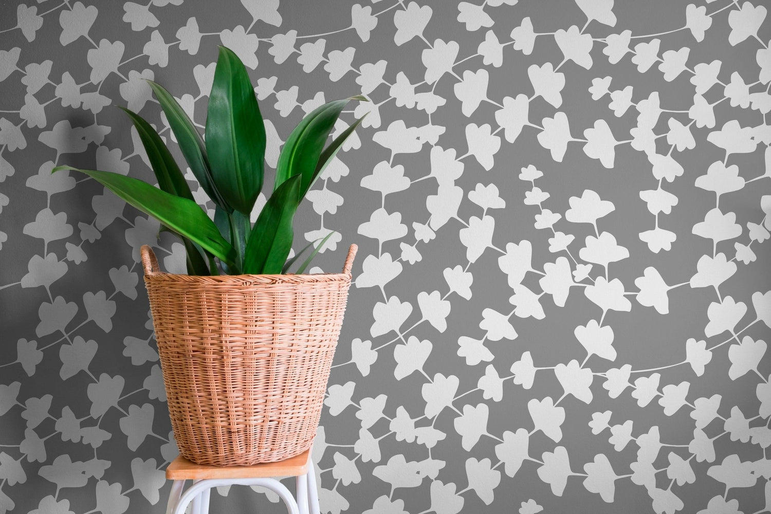 Ivy Silhouette Wallpaper - X010 - WallTrend