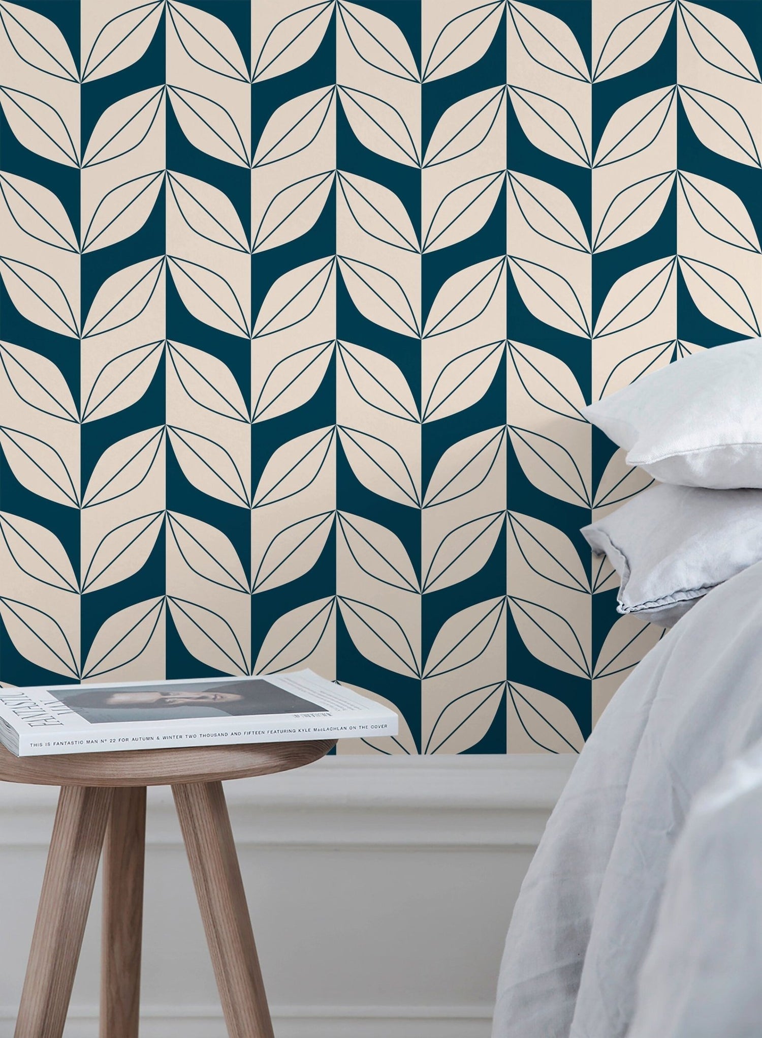 Leaf Harmony Wallpaper - B442 - WallTrend